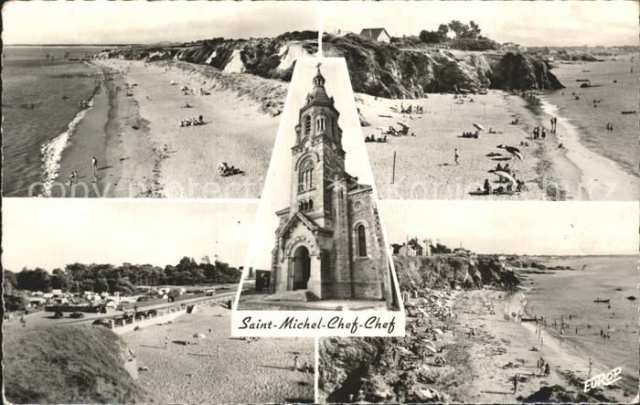 Saint-Michel-Chef-Chef Strandpartien Kirche