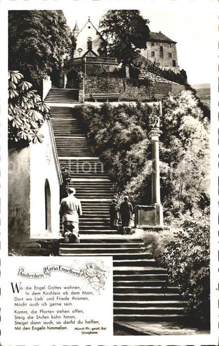 Grossheubach Kloster Engelberg Treppenaufgang