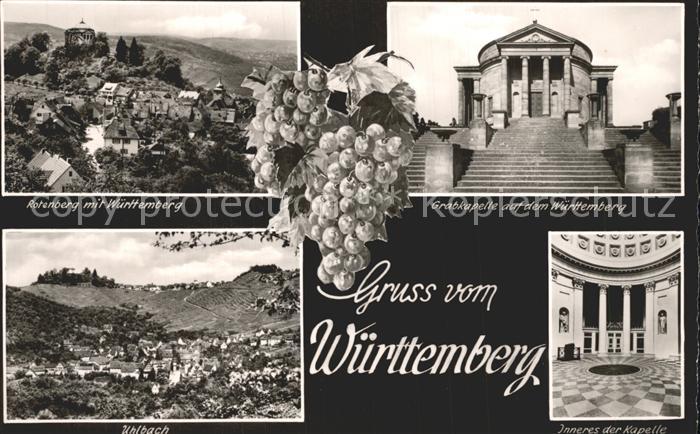 Wuerttemberg mit Rotenberg Grabkapelle Inneres Uhlbach