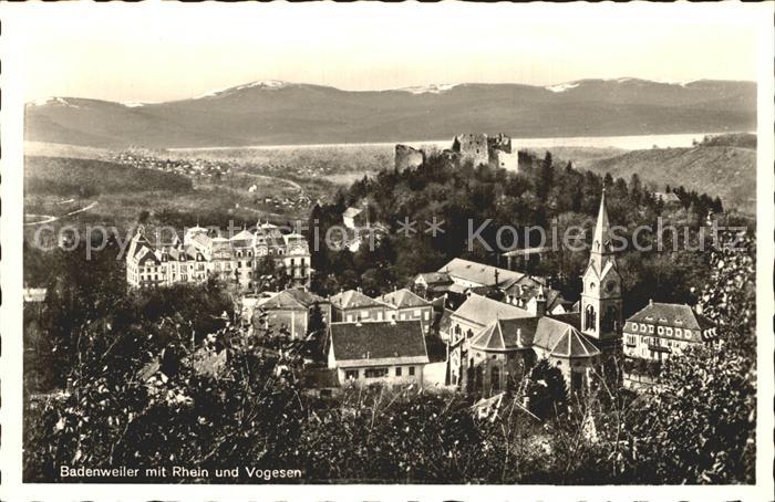 BADENWEILER BW mit Rhein und Vogesen