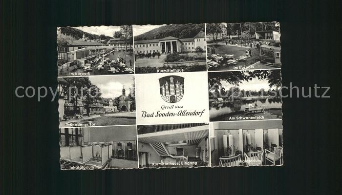 Bad Sooden-Allendorf Kurpark Kurmittelhaus Soodener Tor Schwanenteich Inhalatori