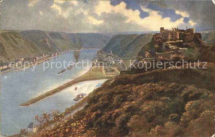 St Goar mit St Goarshausen und Ruine Rheinfels