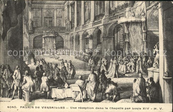Paris Palais de Versailles Une reception dans la Chapelle