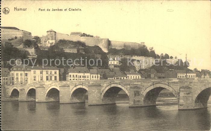 Namur Wallonie Pont de Jambes et Citadelle