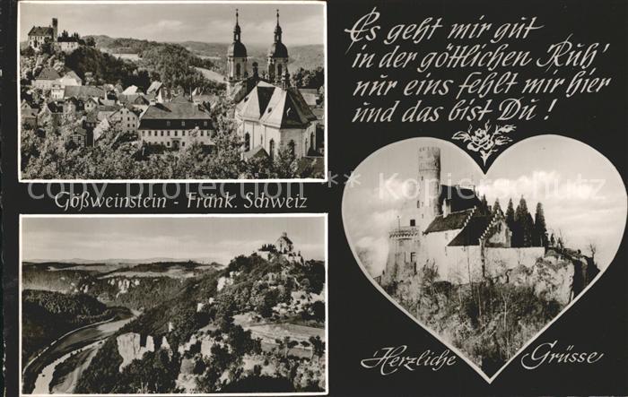 Goessweinstein Kirche Panorama Schloss