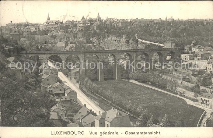 LUXEMBOURG  Luxemburg Vue generale Viaduc