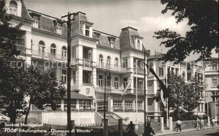 Heringsdorf Ostseebad Usedom FDGB Erholungsheim Giuseppe di Vittorio