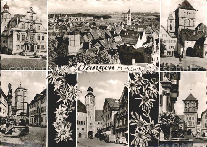 Wangen Allgaeu Totalansicht Schloss Stadttore