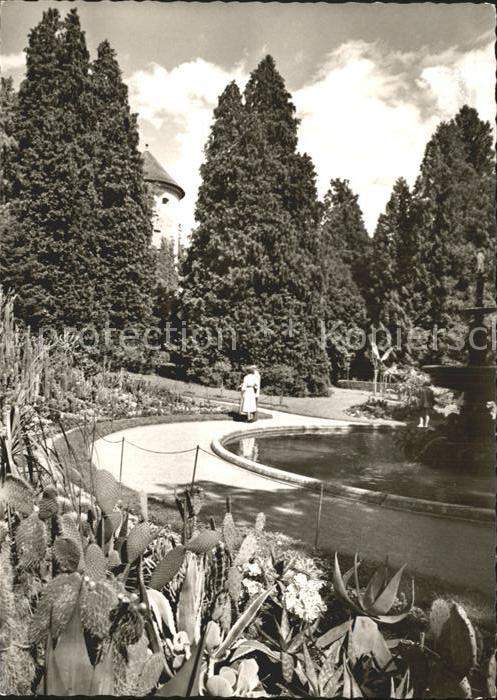 ueberlingen Bodensee Stadtgarten Kakteenanlage Gallerturm