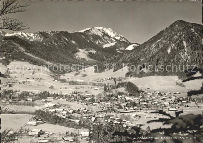 Ruhpolding Bayern mit Hochfelln