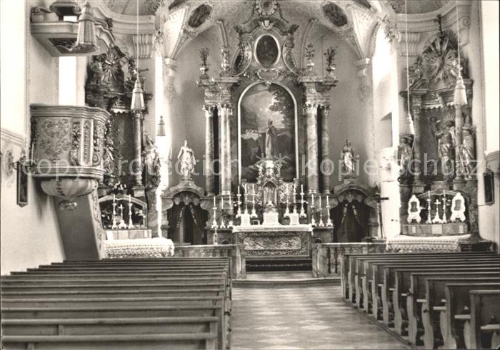 Bad Heilbrunn Pfarrkirche St Kilian Inneres