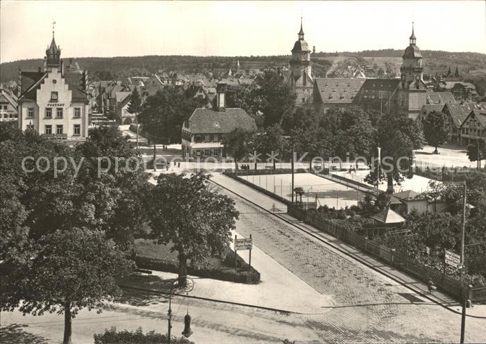 FREUDENSTADT BW Marktplatz mit Postamt und Wachhaus