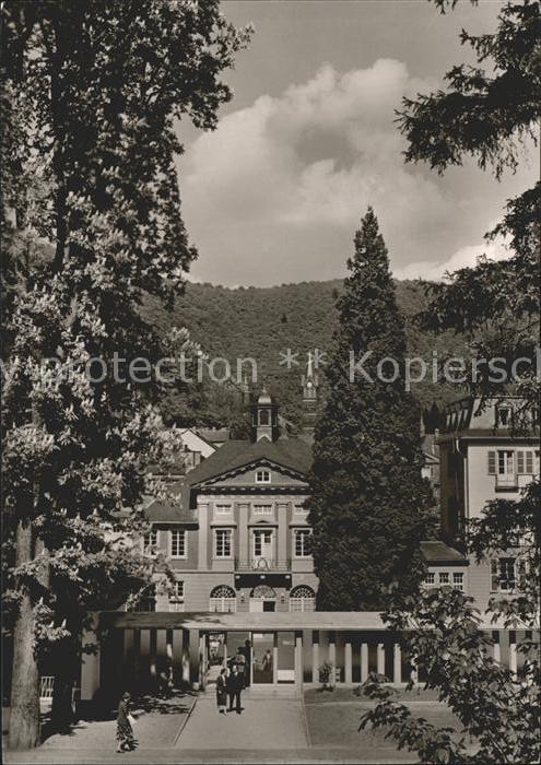 Bad Bertrich Schloesschen Fuerstenhof Eingang Kurmittelhaus