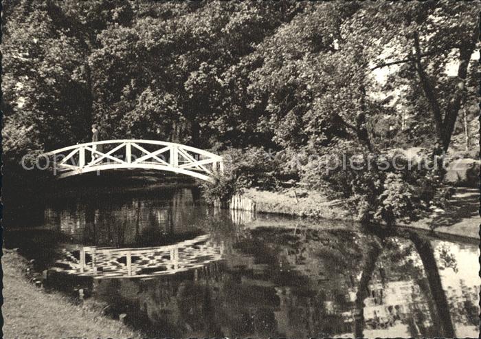 Bad Salzuflen Kurparksee Inselbruecke