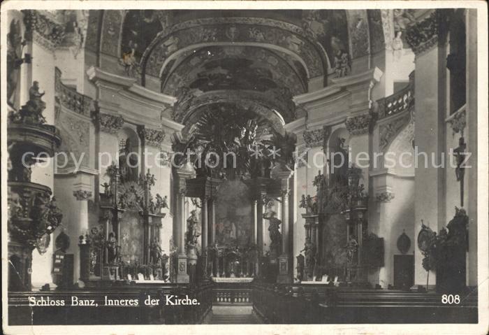 Bad Staffelstein Schloss Banz Inneres der Kirche