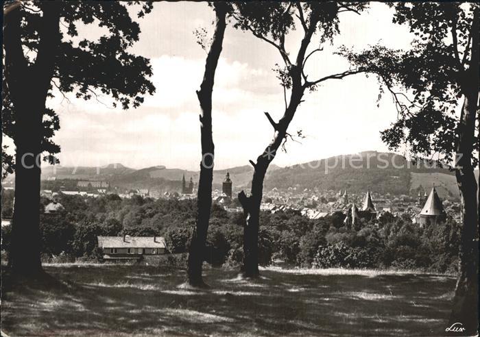GOSLAR Harz Niedersachsen Blick vom Petersberg