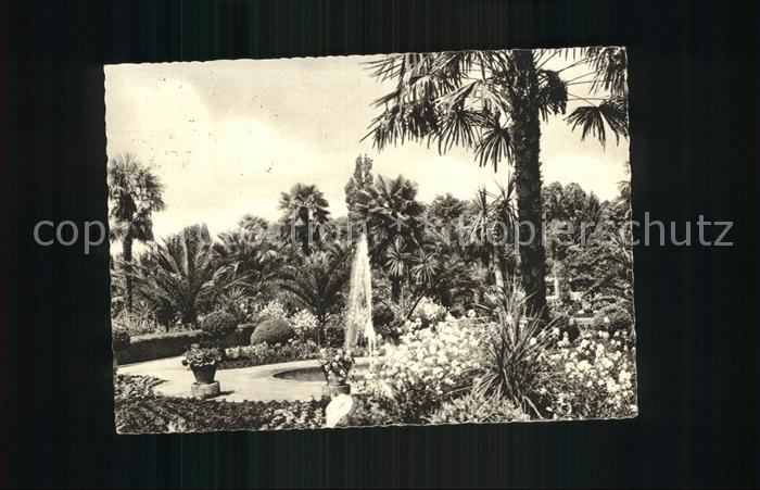 Bad Pyrmont Kurpark Im Palmengarten Fontaene