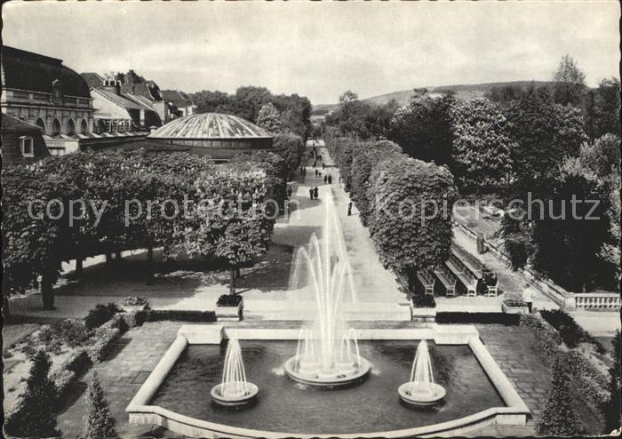 Bad Salzuflen Kurpark Hauptallee Springbrunnen