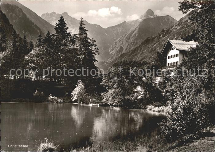 Christlessee mit Kratzer und Trettachspitze
