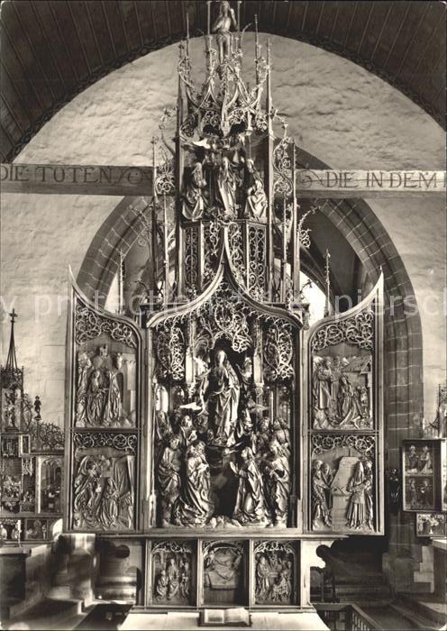 Creglingen Herrgottskirche Marienaltar