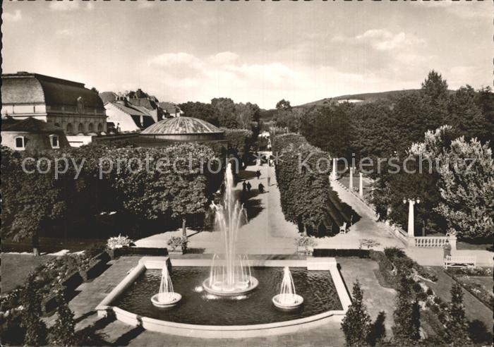 Bad Salzuflen Kurpark Leuchtfontaene