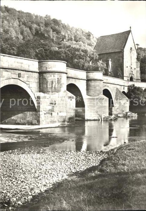 Creuzburg Werrabruecke Liboriuskapelle