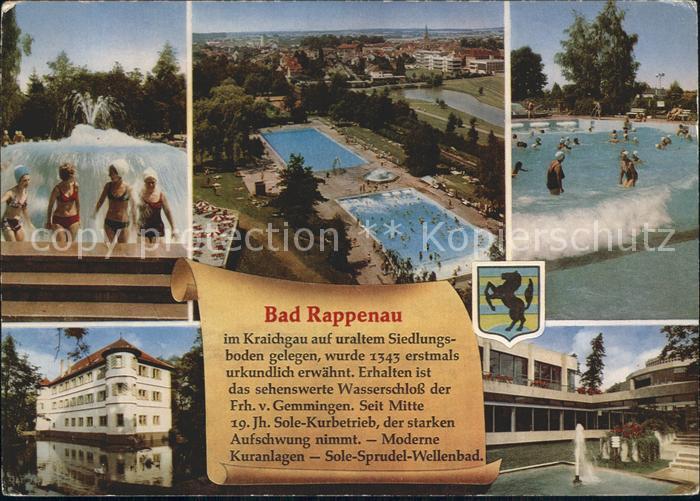 Bad Rappenau Wellenbad Schwimmbaeder Wasserschloss Kurhaus