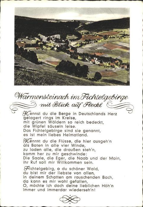 Warmensteinach Panorama Gedicht