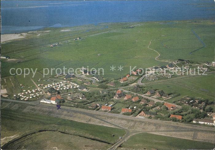 St Peter-Ording mit Campingplatz Biehl Fliegeraufnahme