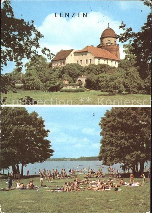 Lenzen Elbe Burg mit Rudower See