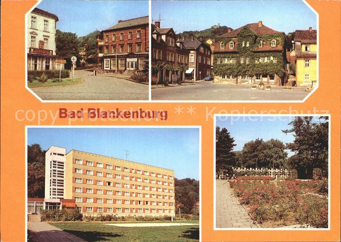 Bad Blankenburg FDGB Heim Greifenstein und Magnus Poser Markt Anlagen
