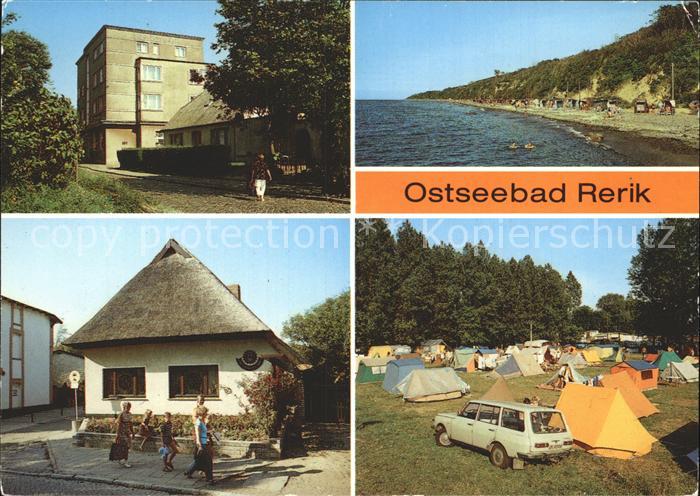 Rerik Ostseebad Kurhaus Strand Weinstube Campingplatz