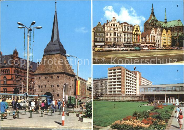 ROSTOCK  CITY Steintor Ernst Thaelmann Platz Interhotel Warnow