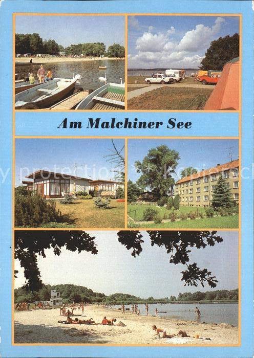 Malchin Demmin Malchiner See Teilansichten Strandpartie