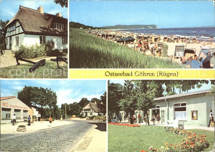 Goehren Ruegen Moenchguter Heimatmuseum Strand HO Kaufhalle Rationell Einkaufsze