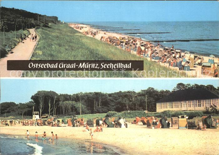 Graal-Mueritz Ostseebad Ostseebad Strandpartie
