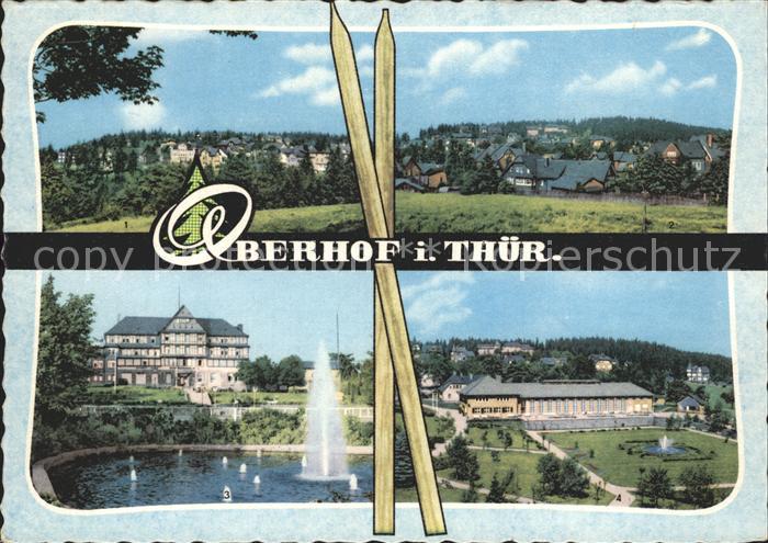 Oberhof Thueringen Teilansicht Ernst Thaelmann Haus und Haus der Freundschaft