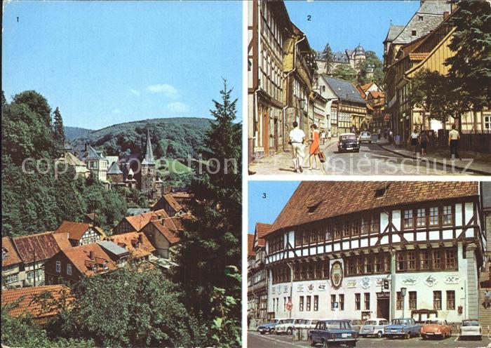 Stolberg Harz Teilansicht FDGB Heim Comenius Rathaus