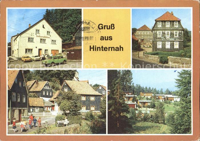 Hinternah Gasthaus Muehlberg Ortsmotiv Kirchweg Bungalowdorf
