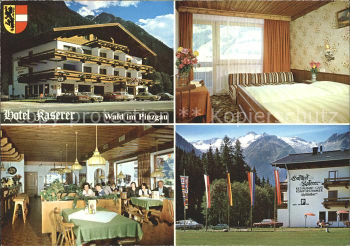 Wald Pinzgau Gasthof Hotel Kaserer Gastraum Zimmer