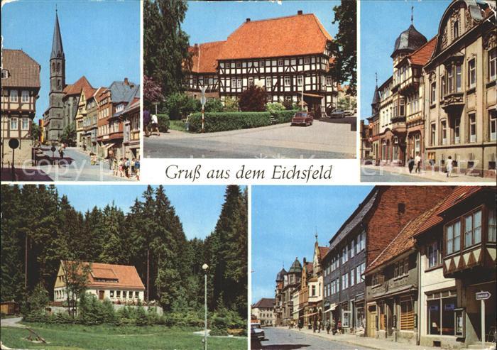 Heiligenstadt Eichsfeld mit Worbis Rathaus Dingelstaedt Rathaus Geschwister Scho