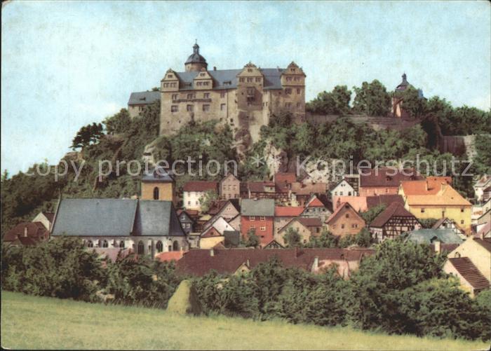 Ranis Ortsansicht mit Burg