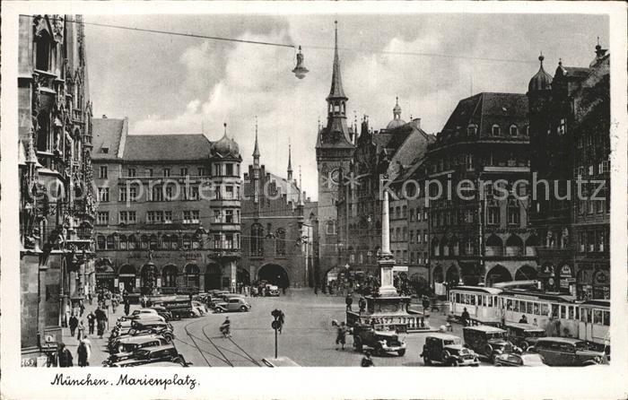 Strassenbahn Muenchen Marienplatz
