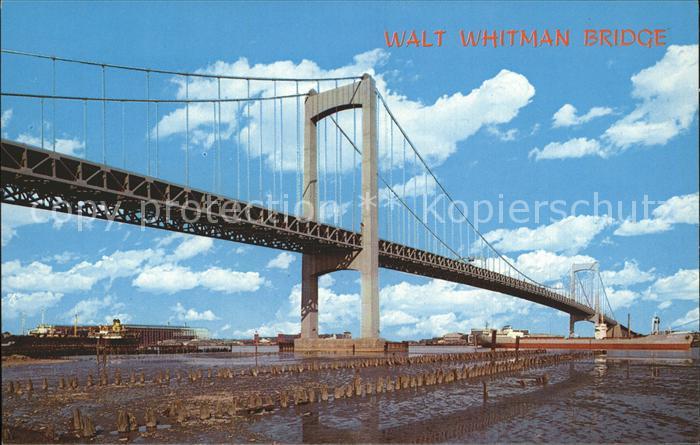 Bruecken Bridges Ponts Walt Whitman Bridge Delaware River