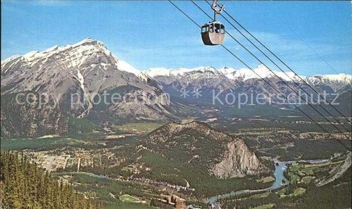 Seilbahn Banff Townsite Canadian Rockies