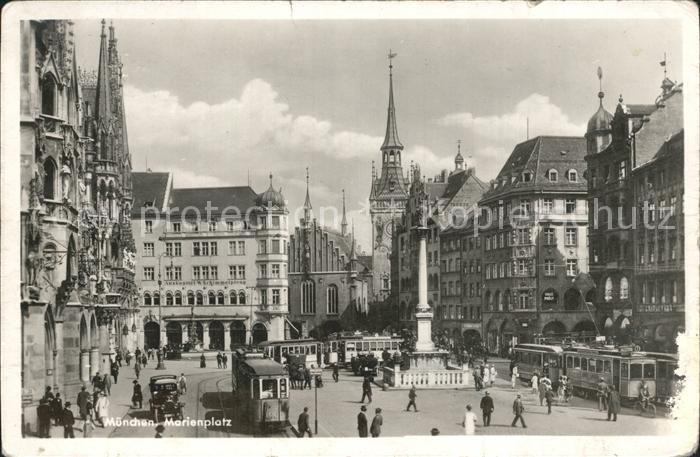 Strassenbahn Muenchen Marienplatz