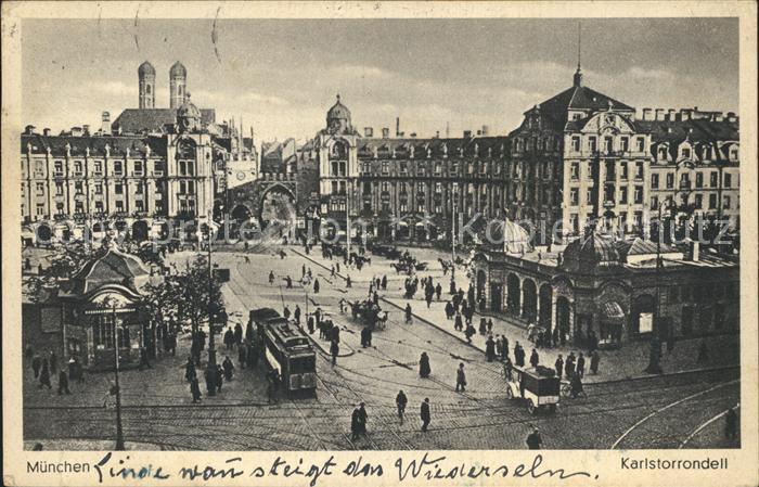 Strassenbahn Muenchen Karlstorrondell