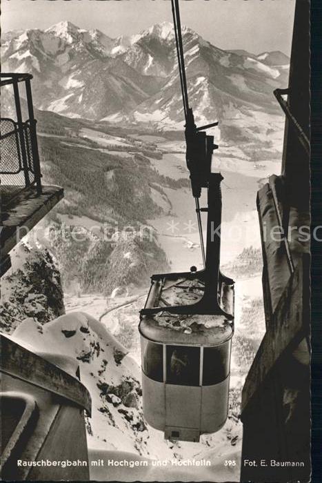 Seilbahn Rauschberg Hochgern Hochfelln Foto-E.-Baumann-Nr. 393