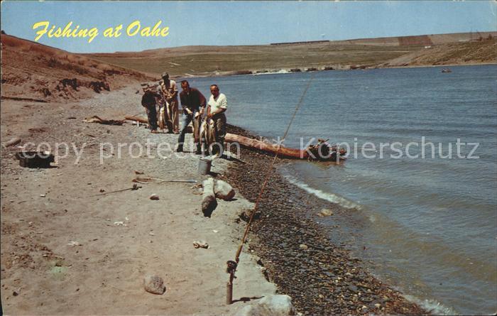 Fischerei Oahe Dam Missouri River South Dakota Fi