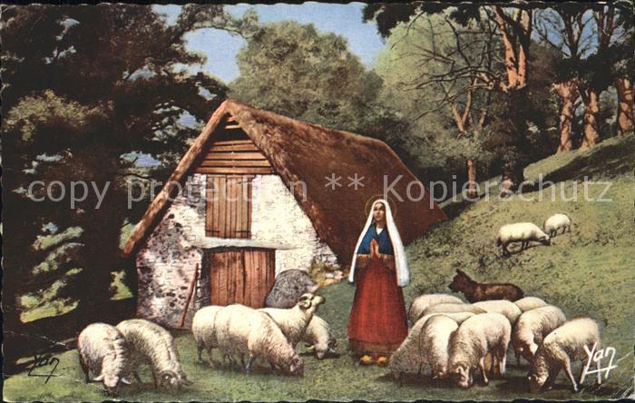 Religion Sainte Bernadette Gebet Schafe Lourdes